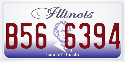 IL license plate B566394
