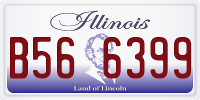 IL license plate B566399