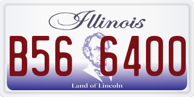 IL license plate B566400