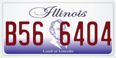 IL license plate B566404