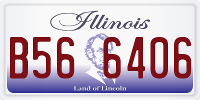 IL license plate B566406