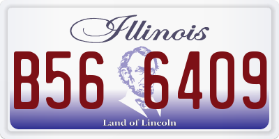 IL license plate B566409