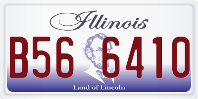 IL license plate B566410
