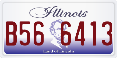 IL license plate B566413