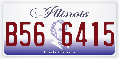 IL license plate B566415
