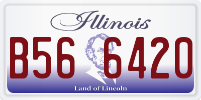 IL license plate B566420