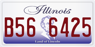 IL license plate B566425