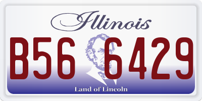 IL license plate B566429