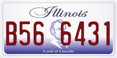IL license plate B566431