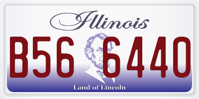IL license plate B566440