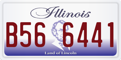 IL license plate B566441