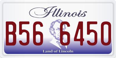 IL license plate B566450