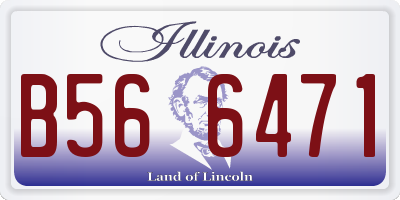 IL license plate B566471