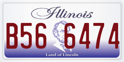 IL license plate B566474