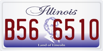 IL license plate B566510