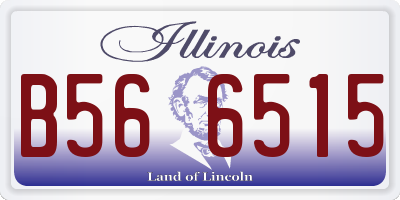 IL license plate B566515