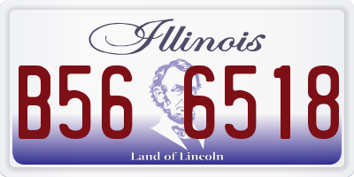 IL license plate B566518
