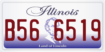 IL license plate B566519