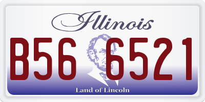 IL license plate B566521