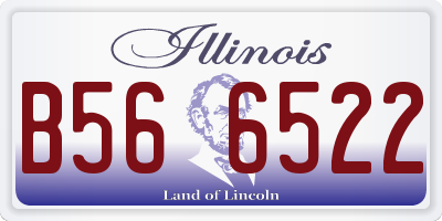IL license plate B566522