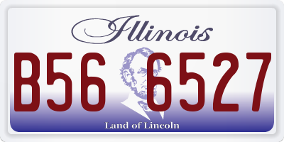 IL license plate B566527