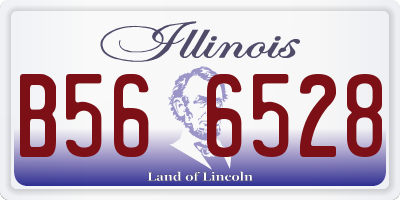 IL license plate B566528