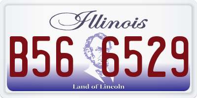 IL license plate B566529
