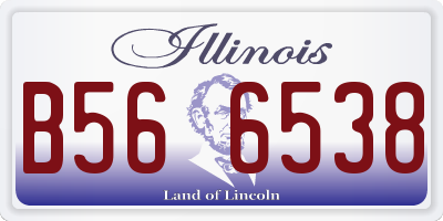 IL license plate B566538