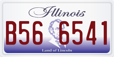 IL license plate B566541