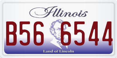 IL license plate B566544
