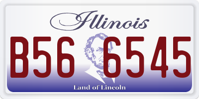 IL license plate B566545