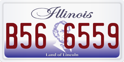 IL license plate B566559