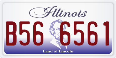 IL license plate B566561