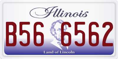 IL license plate B566562