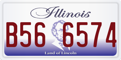 IL license plate B566574