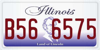 IL license plate B566575
