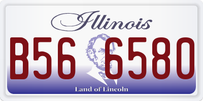 IL license plate B566580