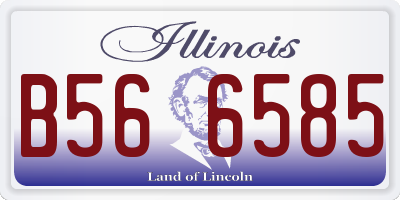 IL license plate B566585