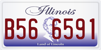IL license plate B566591