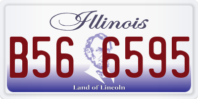 IL license plate B566595