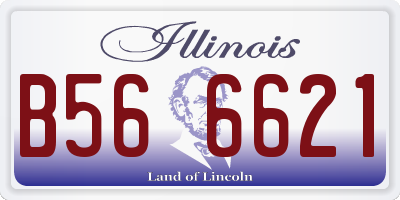 IL license plate B566621