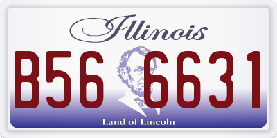 IL license plate B566631