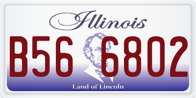 IL license plate B566802