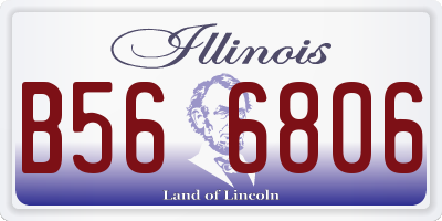 IL license plate B566806