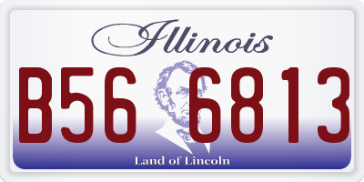 IL license plate B566813