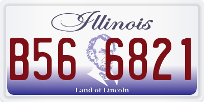 IL license plate B566821