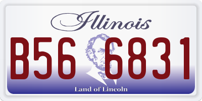 IL license plate B566831