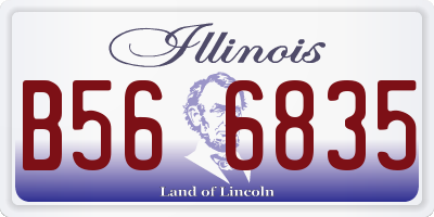 IL license plate B566835