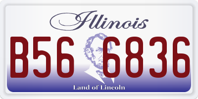 IL license plate B566836