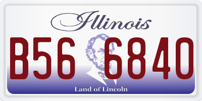 IL license plate B566840